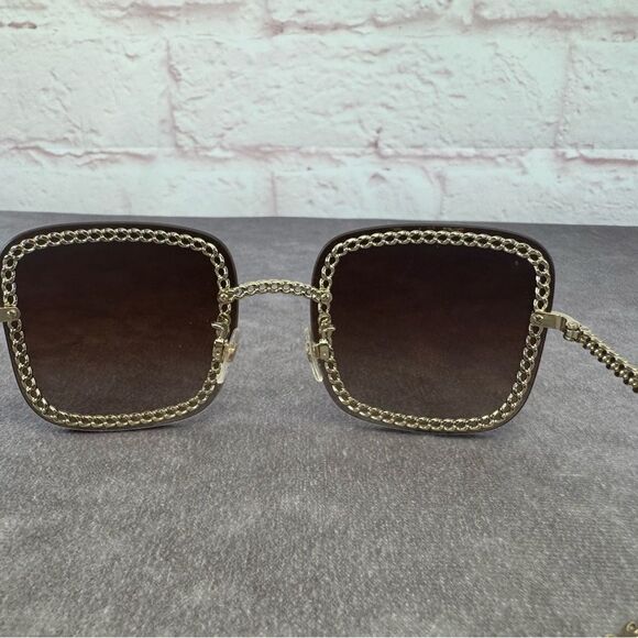 Chanel Square Sunglasses with CC Chain 4244 main image 6